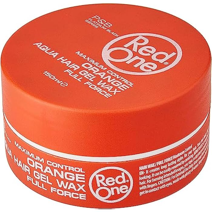 Redone Red One Full Force Aqua Hair Wax Orange Gel 150ml - Image 5